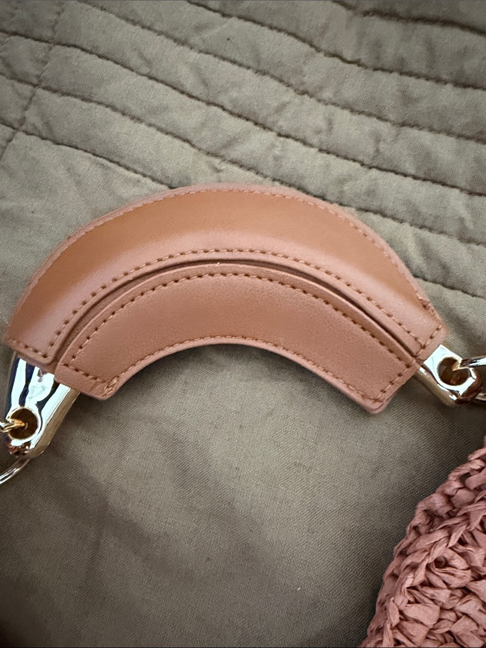 Chloe Brown Handbag with Leather Handle (DOOP) - Picture 5 of 6